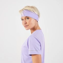 Bandeau Running Homme Femme - KIPRUN Lavande -Magasin De Plein Air bandeau running homme femme kiprun lavande 2