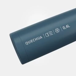 Quechua Bouteille Isotherme Inox 0,4L Avec Gobelet Pour La Randonnée - Bleu -Magasin De Plein Air bouteille isotherme inox 04l avec gobelet pour la randonnee bleu 2
