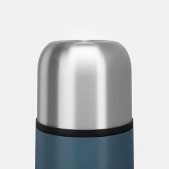 Quechua Bouteille Isotherme Inox 0,4L Avec Gobelet Pour La Randonnée - Bleu -Magasin De Plein Air bouteille isotherme inox 04l avec gobelet pour la randonnee bleu 3