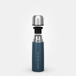 Quechua Bouteille Isotherme Inox 0,4L Avec Gobelet Pour La Randonnée - Bleu -Magasin De Plein Air bouteille isotherme inox 04l avec gobelet pour la randonnee bleu 7