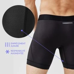 Kalenji BOXER DE RUNNING HOMME RESPIRANT SEMI-LONG -Magasin De Plein Air boxer de running homme respirant semi long 2