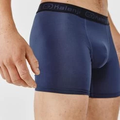 Kalenji Boxer Respirant En Microfibre Homme - Bleu Foncé -Magasin De Plein Air boxer respirant en microfibre homme bleu fonce 2
