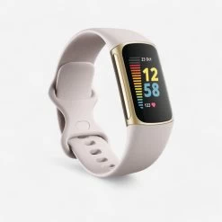BRACELET CONNECTĂ SPORT/BIEN-ĂTRE FITBIT CHARGE 5 BLANC/OR