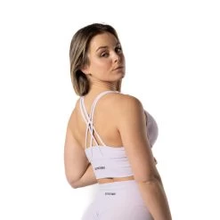 Brassière De Sport Côtelée V2 Lavande Bleu -Magasin De Plein Air brassiere de sport cotelee v2 lavande bleu 2