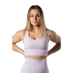 Brassière De Sport Côtelée V2 Lavande Bleu