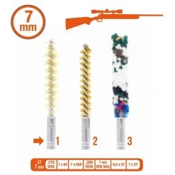 Brosses De Rechange Pour Kit Armes Rayées (filetage 8/32) 7 Brosses De Rechange Pour Kit Armes Rayées (filetage 8/32) -Magasin De Plein Air brosses de rechange pour kit armes rayees filetage 832 2