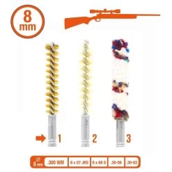 Brosses De Rechange Pour Kit Armes Rayées (filetage 8/32) 8 Brosses De Rechange Pour Kit Armes Rayées (filetage 8/32) -Magasin De Plein Air brosses de rechange pour kit armes rayees filetage 832 3