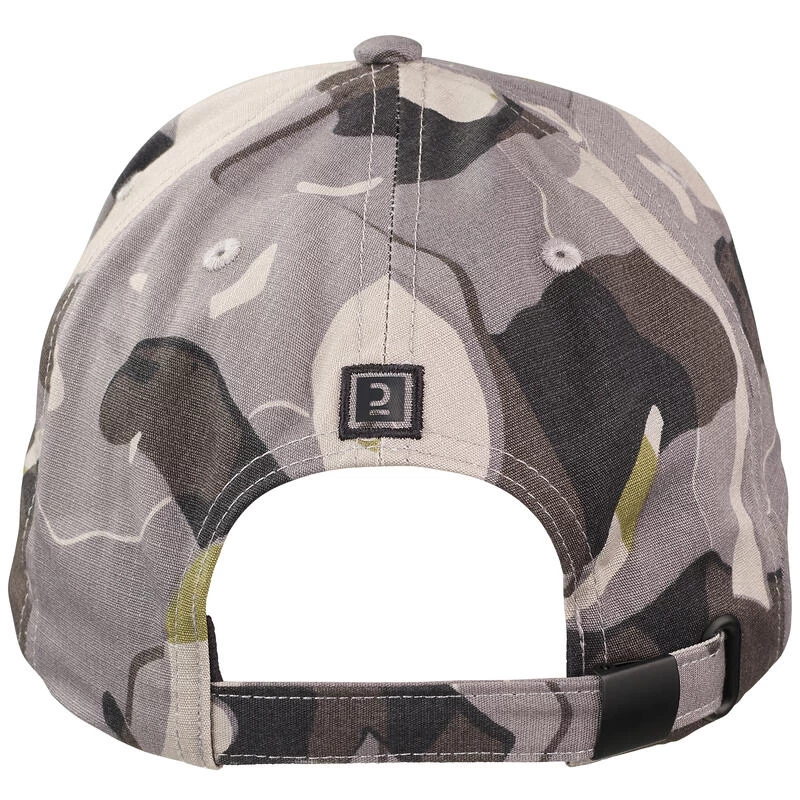 Casquette Chasse 500 Résistante Camo Woodland Gris 4 Casquette Chasse 500 Résistante Camo Woodland Gris – Image 4