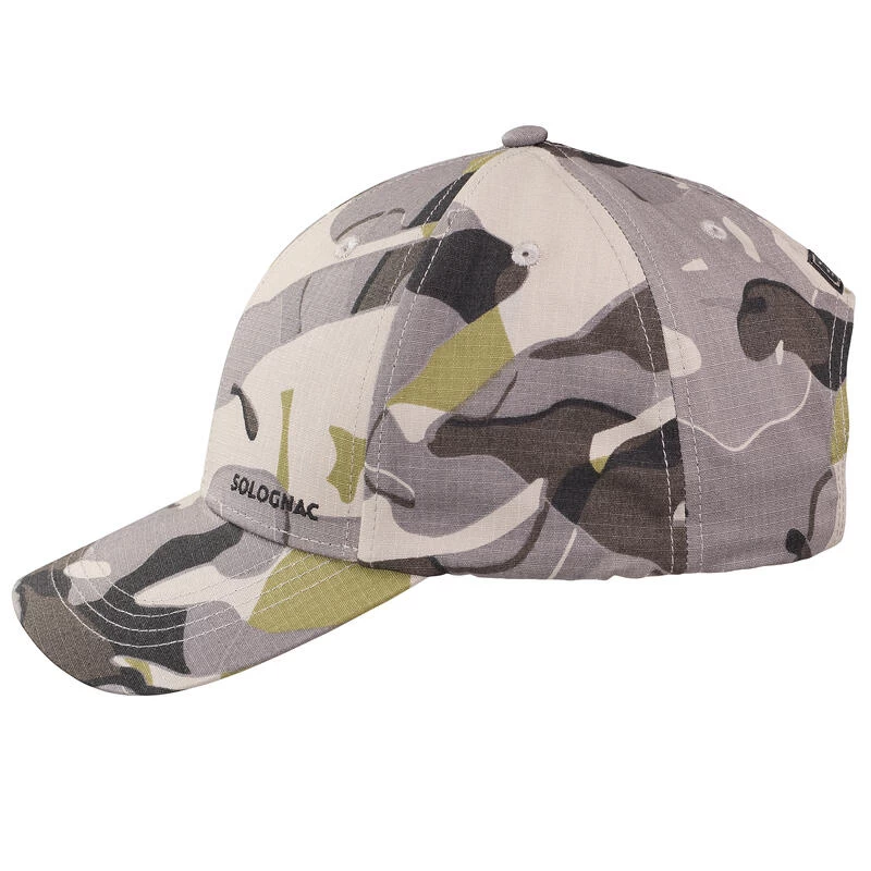 Casquette Chasse 500 Résistante Camo Woodland Gris 6 Casquette Chasse 500 Résistante Camo Woodland Gris – Image 6