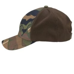 Casquette Chasse Légère Et Respirante 520 Camo Vert/marron & Uni -Magasin De Plein Air casquette chasse legere et respirante 520 camo vertmarron and uni 2