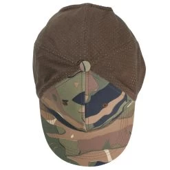 Casquette Chasse Légère Et Respirante 520 Camo Vert/marron & Uni -Magasin De Plein Air casquette chasse legere et respirante 520 camo vertmarron and uni 4
