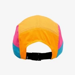 Casquette Running Homme Femme - KIPRUN 5 Panneaux Bleu Orange Rose -Magasin De Plein Air casquette running homme femme kiprun 5 panneaux bleu orange rose 2