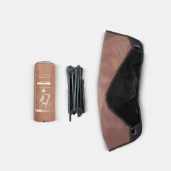 Quechua CHAISE BASSE PLIANTE DE CAMPING MH500 MARRON -Magasin De Plein Air chaise basse pliante de camping mh500 marron 2