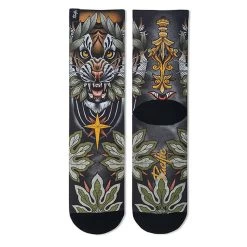 Chaussettes De Course Avec Tissu Coolmax Unisex Roar, Sublimé Multicolore -Magasin De Plein Air chaussettes de course avec tissu coolmax unisex roar sublime multicolore 2