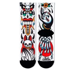 Chaussettes De Course Avec Tissu Coolmax Unisex Skull, Sublimé Multicolore 6 Chaussettes De Course Avec Tissu Coolmax Unisex Skull, Sublimé Multicolore -Magasin De Plein Air chaussettes de course avec tissu coolmax unisex skull sublime multicolore 2