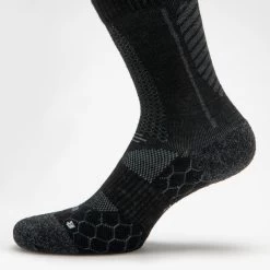 CHAUSSETTES DE RUNNING RUN900 MI-MOLLET LAINE MERINOS NOIRES -Magasin De Plein Air chaussettes de running run900 mi mollet laine merinos noires 3