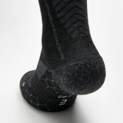 CHAUSSETTES DE RUNNING RUN900 MI-MOLLET LAINE MERINOS NOIRES -Magasin De Plein Air chaussettes de running run900 mi mollet laine merinos noires 4