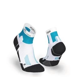 CHAUSSETTES DE RUNNING RUN900 X BLANC/BLEU -Magasin De Plein Air chaussettes de running run900 x blancbleu 5