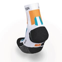 CHAUSSETTES DE RUNNING RUN900 X BLANC/ORANGE -Magasin De Plein Air chaussettes de running run900 x blancorange 3