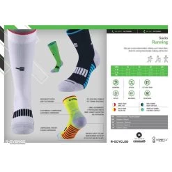Chaussettes Techniques Running Adulte Compression Thermo Larges Jaune -Magasin De Plein Air chaussettes techniques running adulte compression thermo larges jaune 5