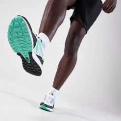 Kalenji CHAUSSURE DE RUNNING HOMME RUN ACTIVE GRIP BLANC VERT 19 Kalenji CHAUSSURE DE RUNNING HOMME RUN ACTIVE GRIP BLANC VERT -Magasin De Plein Air chaussure de running homme run active grip blanc vert 9