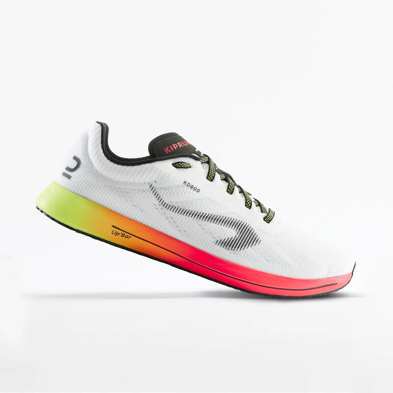 CHAUSSURES DE RUNNING HOMME KIPRUN KD 800 BLANC ROSE JAUNE 1 CHAUSSURES DE RUNNING HOMME KIPRUN KD 800 BLANC ROSE JAUNE