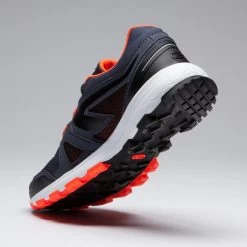 CHAUSSURES RUNNING & ATHLÉTISME ENFANT KIPRUN GRIP GRISES ET NOIRES ORANGES FLUO -Magasin De Plein Air chaussures running and athletisme enfant kiprun grip grises et noires oranges fluo 6