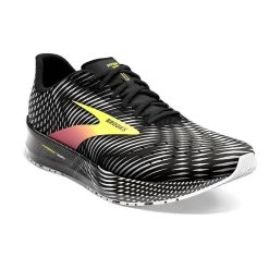 Chaussures Running Homme - Brooks Hyperion Tempo Noir Rose Jaune -Magasin De Plein Air chaussures running homme brooks hyperion tempo noir rose jaune 2