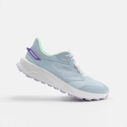 CHAUSSURES TRAIL RUNNING POUR FEMME EASYTRAIL BLEU VERT