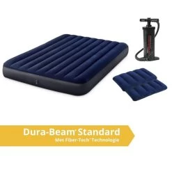 Intex Classic Downy - Lit Gonflable - 203x152x25cm - Compris Les Accessoires -Magasin De Plein Air classic downy lit gonflable 203x152x25cm compris les accessoires 2