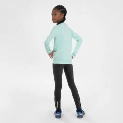 COLLANT DE RUNNING CHAUD ENFANT - KIPRUN WARM+ NOIR -Magasin De Plein Air collant de running chaud enfant kiprun warm noir 2