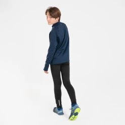 COLLANT DE RUNNING CHAUD ENFANT - KIPRUN WARM+ NOIR -Magasin De Plein Air collant de running chaud enfant kiprun warm noir 5