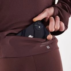 COLLANT RUNNING HOMME CHAUD - KIPRUN BORDEAUX -Magasin De Plein Air collant running homme chaud kiprun bordeaux 4