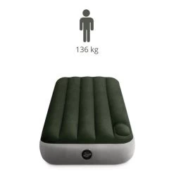 Intex Downy Jr. Twin Airbed - Lit Gonflable - 191x76x25cm - Avec Accessoires -Magasin De Plein Air downy jr twin airbed lit gonflable 191x76x25cm avec accessoires 2