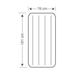 Intex Downy Jr. Twin Airbed - Lit Gonflable - 191x76x25cm - Avec Accessoires -Magasin De Plein Air downy jr twin airbed lit gonflable 191x76x25cm avec accessoires 3