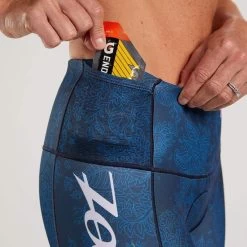 Fond De Triathlon Pantalon Femme LTD Triathlon 6 Pouces - Blue Roar ZOOT -Magasin De Plein Air fond de triathlon pantalon femme ltd triathlon 6 pouces blue roar zoot 3