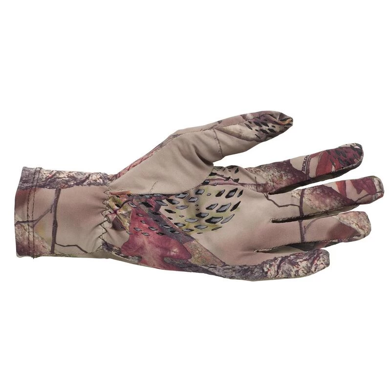 Gants De Chasse Polyester Respirants Femme - 500 Camouflage 2 Gants De Chasse Polyester Respirants Femme - 500 Camouflage – Image 2