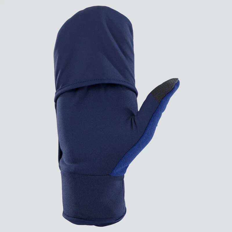 Kalenji Gants De Running Avec Moufle Amovible - Evolutiv' Bleu Marine 5 Kalenji Gants De Running Avec Moufle Amovible - Evolutiv' Bleu Marine – Image 5