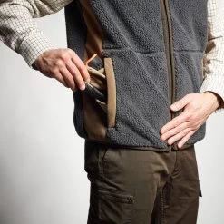 GILET POLAIRE SANS MANCHES MOUTONNE 500 GRIS 14 GILET POLAIRE SANS MANCHES MOUTONNE 500 GRIS -Magasin De Plein Air gilet polaire sans manches moutonne 500 gris 6