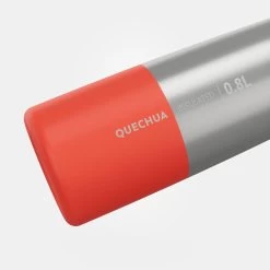 Quechua Gourde Isotherme Inox 0,8L Bouchon à Ouverture Rapide Pour La Randonnée - Rouge -Magasin De Plein Air gourde isotherme inox 08l bouchon a ouverture rapide pour la randonnee rouge 2