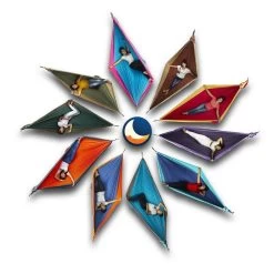 TICKET TO THE MOON Hamac Original Orange/ Gris Foncé 7 TICKET TO THE MOON Hamac Original Orange/ Gris Foncé -Magasin De Plein Air hamac original orange gris fonce 3