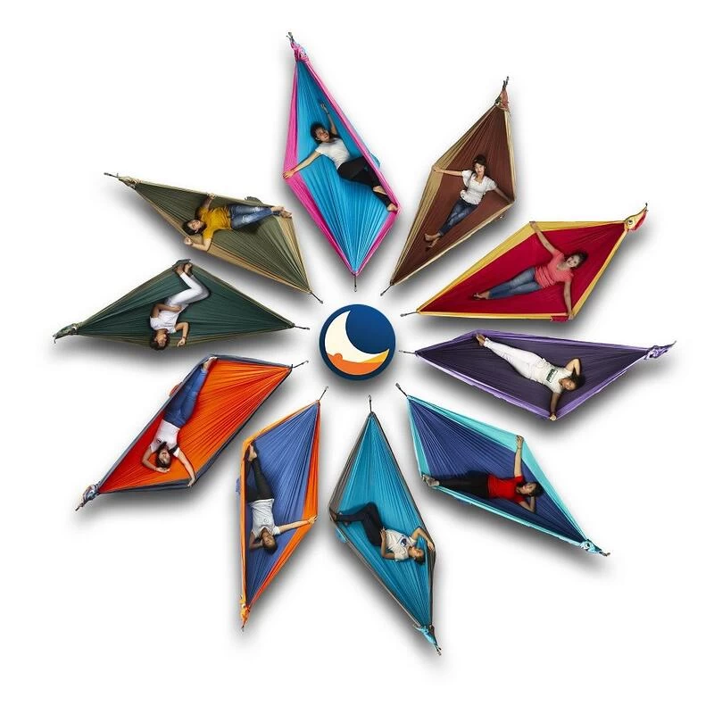 TICKET TO THE MOON Hamac Original Orange/ Gris Foncé 4 TICKET TO THE MOON Hamac Original Orange/ Gris Foncé – Image 4