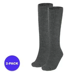 Heatkeeper Chaussettes De Genoux Thermiques Pour Femmes Anthracite 2-PACK