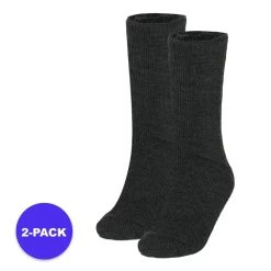 HeatKeeper Chaussettes Thermiques Dames Anthracite (2-PACK)