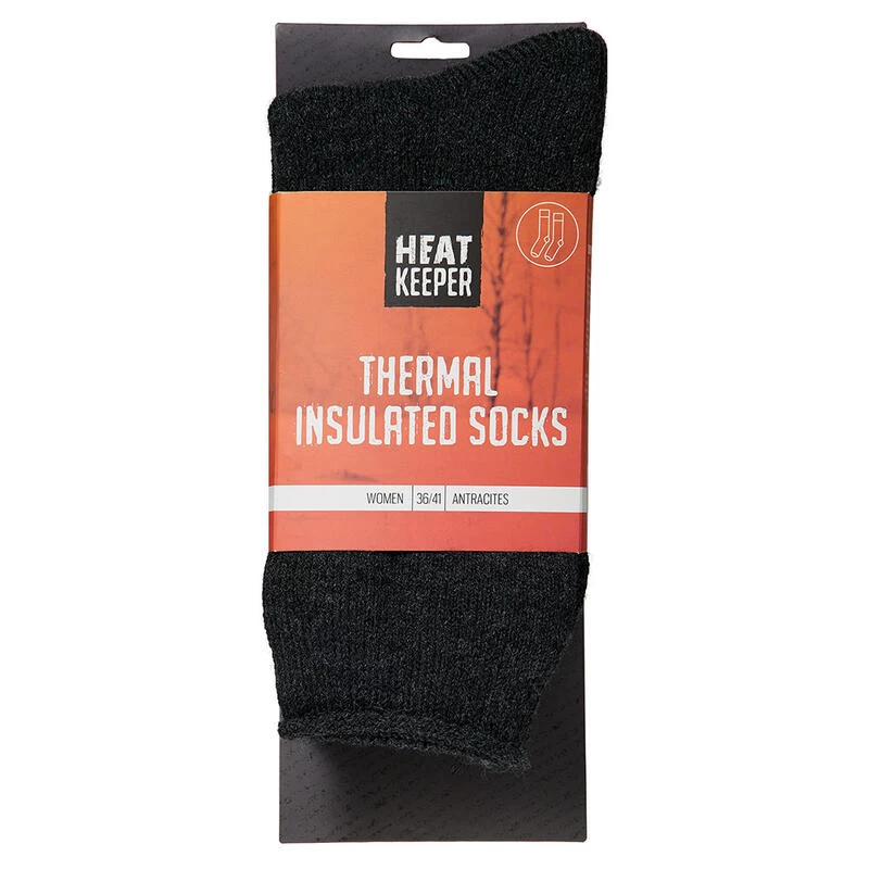 HeatKeeper Chaussettes Thermiques Dames Anthracite (2-PACK) 5 HeatKeeper Chaussettes Thermiques Dames Anthracite (2-PACK) – Image 5