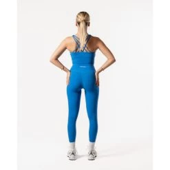 High Waist Crossover Legging - Femmes - Bleu Foncé -Magasin De Plein Air high waist crossover legging femmes bleu fonce 3