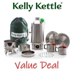 Kelly Kettle Kit 'Base Camp' Ultime - Acier Inoxydable NOUVEAU -Magasin De Plein Air kelly kettle kit base camp ultime acier inoxydable nouveau 2