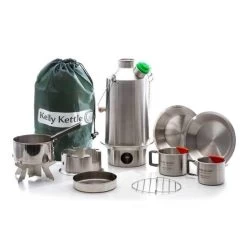 Kelly Kettle Kit 'Base Camp' Ultime - Acier Inoxydable NOUVEAU -Magasin De Plein Air kelly kettle kit base camp ultime acier inoxydable nouveau 3