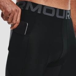 Legging 3/4 Noir Homme Under Armour Heat Gear -Magasin De Plein Air legging 34 noir homme under armour heat gear 4