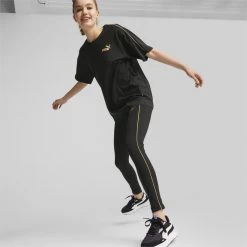 Legging ESS+ Minimal Gold Femme PUMA Black -Magasin De Plein Air legging ess minimal gold femme puma black 2